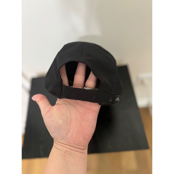 Adidas Adizero‎ Running Hat ClimaCool Adjustable Lightweight Black - Picture 2 of 5